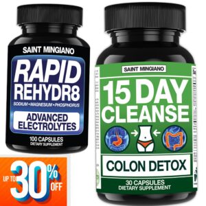 Suplemento limpieza colon 15 días para desintoxicación y salud digestiva