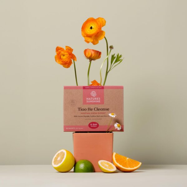 Suplemento limpieza herbal Nature's Sunshine Tiao He frasco