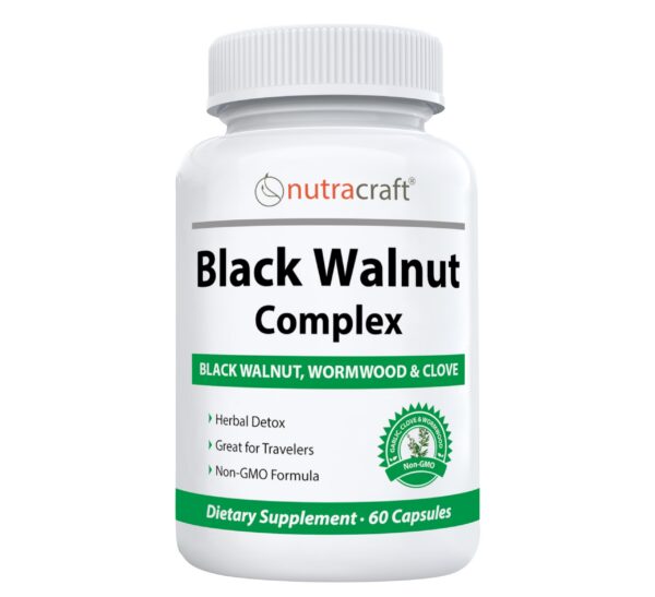 Version 1.0.0 Suplemento limpieza intestinal Nutracraft Black Walnut caja frontal