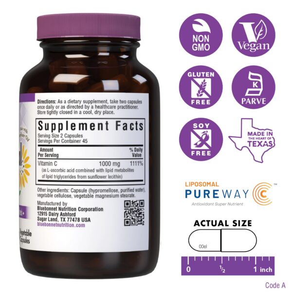 Version 1.0.0 Suplemento liposomal vitamina c 1000mg bluebonnet sin gluten