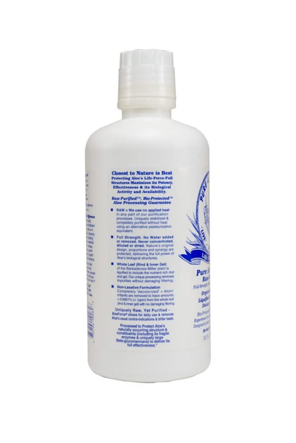 Suplemento líquido Aloe Vera orgánico Herbal Answers