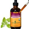 Suplemento líquido Ashwagandha orgánico Herbario de Herb Pharm