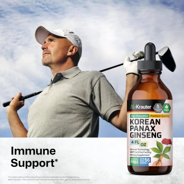 Suplemento líquido Bio Krauter ginseng vegano