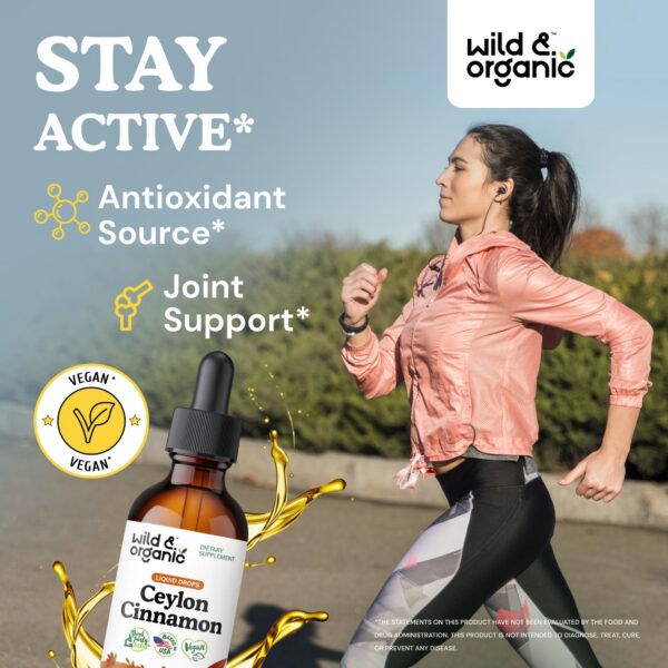 Suplemento líquido canela Wild Organic 500mg