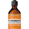 Version 1.0.0 Frasco de suplemento líquido de cúrcuma Ultra6 con bioperina
