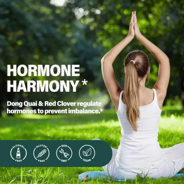 Suplemento líquido natural Fuenvegtal Dong Quai 2oz mujeres