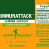 Version 1.0.0 Suplemento líquido Herb Pharm Immunattack paquete de 2 onzas