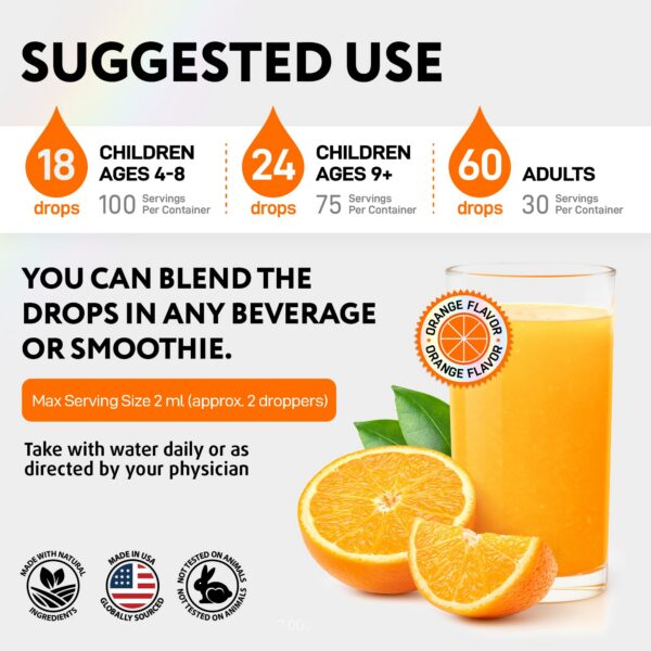 Suplemento líquido IQ Biology vitamina d3 para salud dental