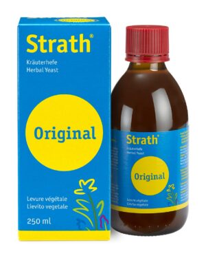 Suplemento líquido postbiótico natural Strath 8.4 fl oz