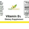 Suplemento líquido de tiamina vitamina B1 para digestión