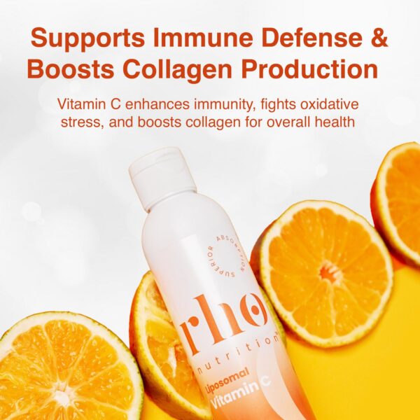 Suplemento liquido vitamina c liposomal Rho Nutrition 30 dosis