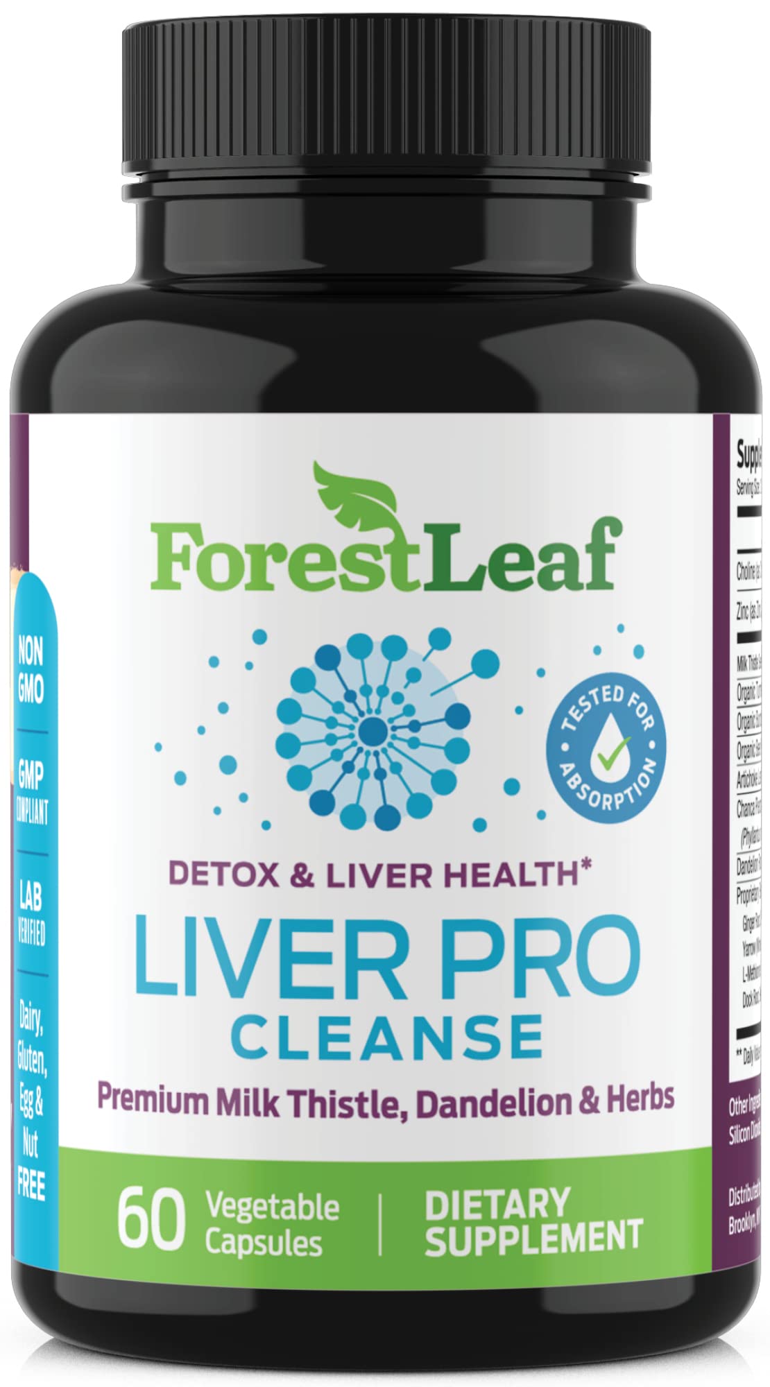 Detox & Liver Repair Supplement with Milk Thistle