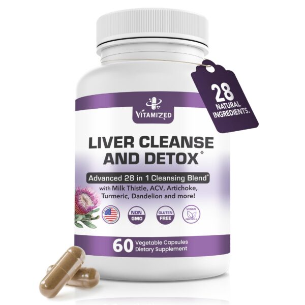 Suplemento Liver Cleanse Detox Vitamized para hígado graso