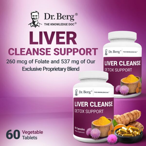 Suplemento liver cleanse con mezcla específica Dr. Berg