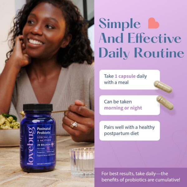 Suplemento Lovebug postnatal multicepa para madres