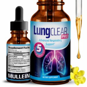 Suplemento Lung Clear Pro gotas botella frontal