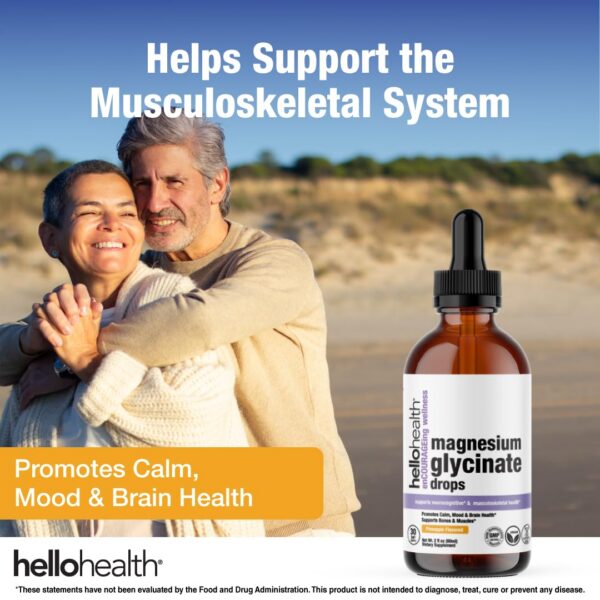 Suplemento magnesio líquido HELLO HEALTH para toda la familia