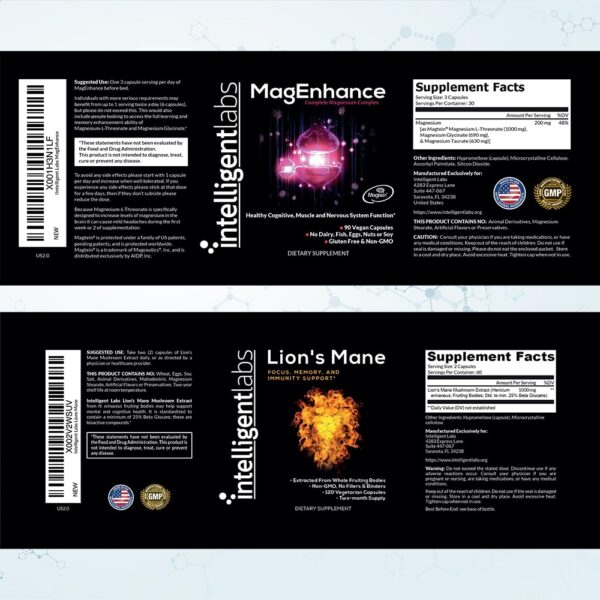 Suplemento de magnesio MagEnhance para salud cerebral