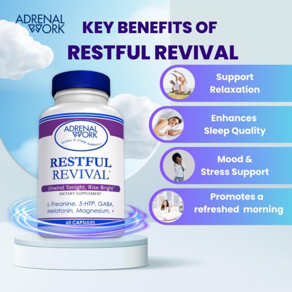 Suplemento con magnesio para mejor descanso y relajación