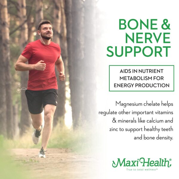 Suplemento de magnesio con óxido, glicinato y citrato