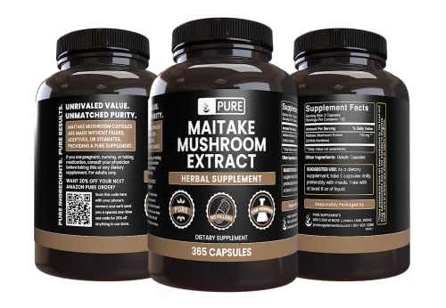 Suplemento Maitake con certificación y verificación de laboratorio