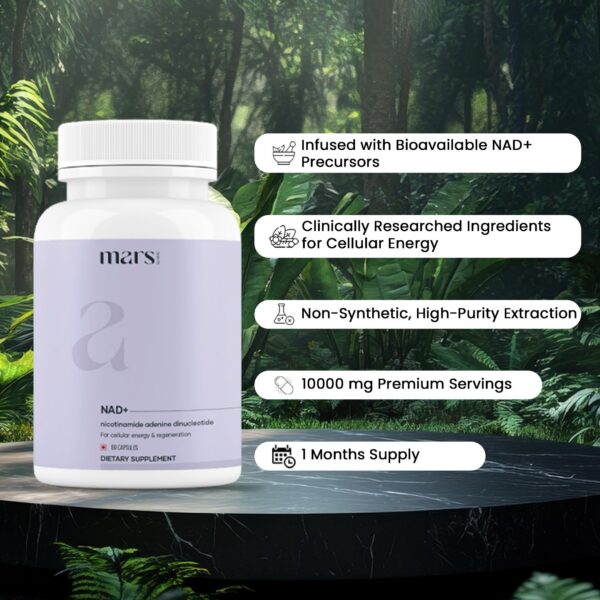 Suplemento Mars para salud cerebral y concentración