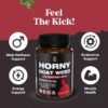 Suplemento masculino Horny Goat Weed con Maca Negra y Ginseng
