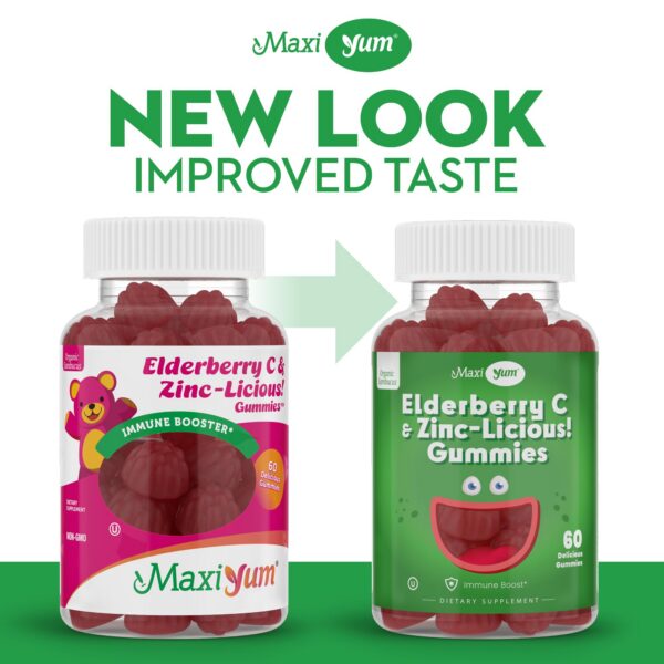 Suplemento masticable Maxi Health gomitas de saúco orgánicas