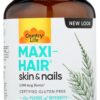 Suplemento Maxi-Hair Country Life 60 tabletas frasco