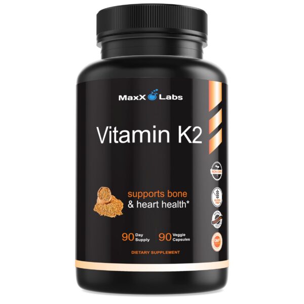 Suplemento maxx labs vitamina k2 mk7 mk4 y d3 90 cápsulas