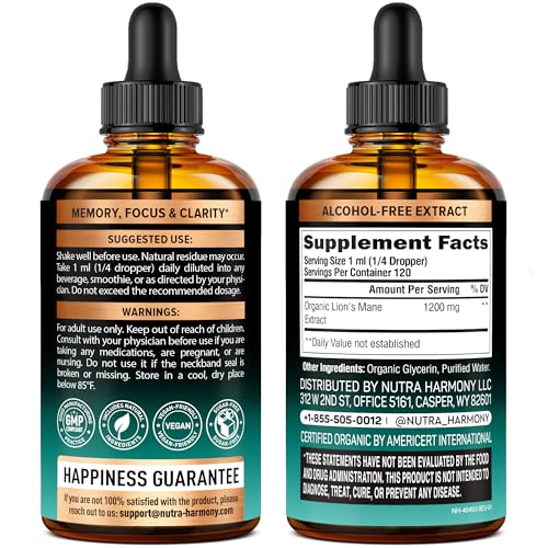 Version 1.0.0 Suplemento Melena de León extracto potente para memoria y enfoque