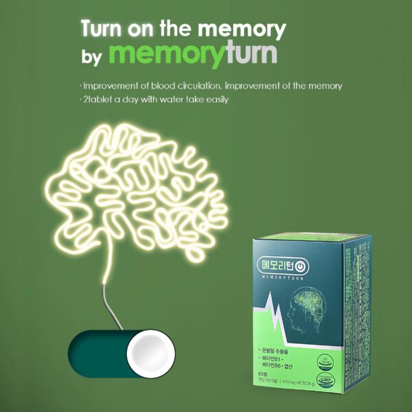 Suplemento Memoryturn para memoria y función cognitiva