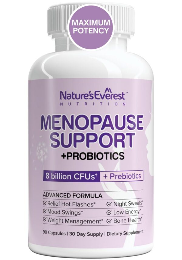 Version 1.0.0 Suplemento menopausia mujeres 90 cápsulas alivio hormonal Nature's Everest
