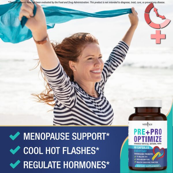 Suplemento para menopausia NEW AGE Pro Optimiza paquete