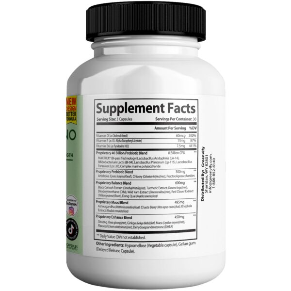 Version 1.0.0 Suplemento para menopausia Winona Max con probióticos.