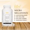Suplemento Micro Melatonina 100mcg Lifted Naturals fácil de usar