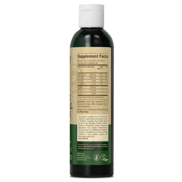 Suplemento mineral DEVA con minerales iónicos naturales