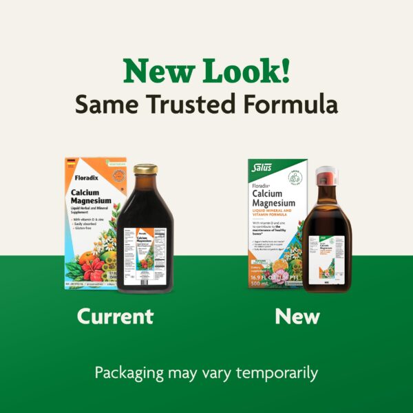 Suplemento mineral Floradix con zinc y vitamina D presentación 17 oz