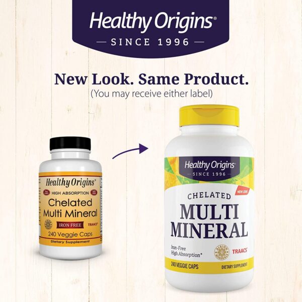 Suplemento mineral quelado Healthy Origins para salud