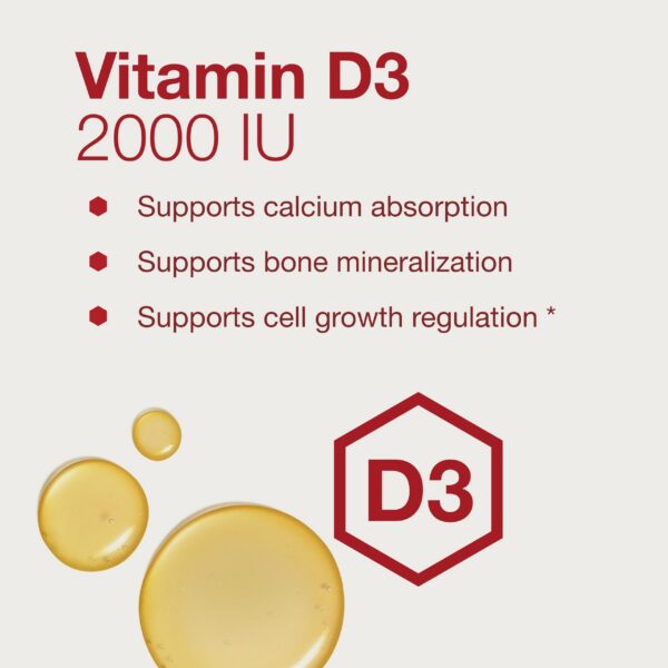 Suplemento mineral vitamina D3 para salud ósea y dental