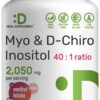 Suplemento mio-inositol d-ciro inositol 240 cápsulas veganas