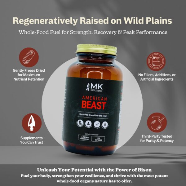 Suplemento MK American Beast apoyo salud músculo y resistencia