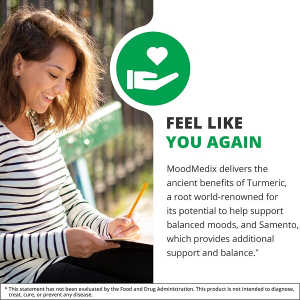 Suplemento MoodMedix ingrediente cúrcuma y uña de gato