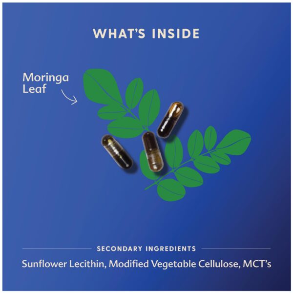 Suplemento Motherlove moringa vegano y kosher para madres lactantes