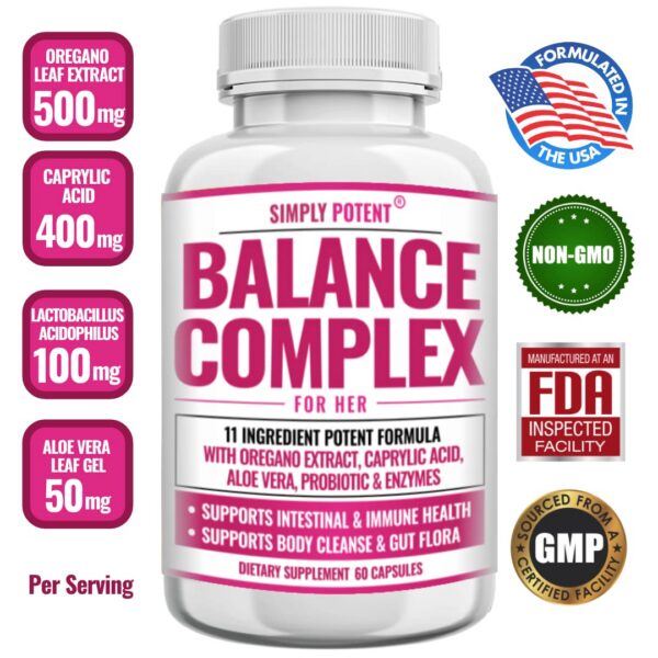 Suplemento Mujeres Balance Complex, Salud Intestinal