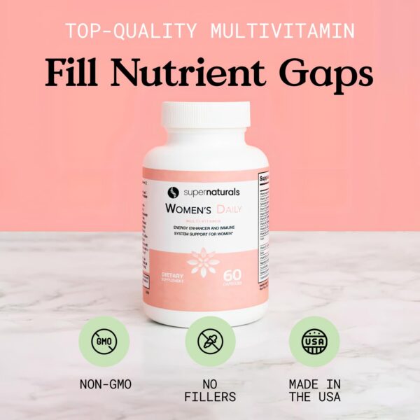 Version 1.0.0 Suplemento para mujeres multivitamínico vegano JLM Super Naturals Health