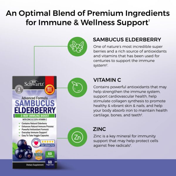 Version 1.0.0 Suplemento multimineral con saúco BioSchwartz 60 cápsulas
