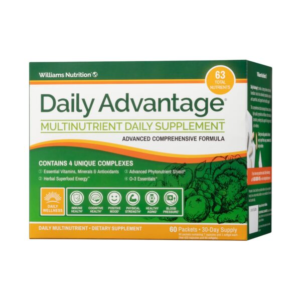 Suplemento multinutriente Daily Advantage del Dr. David Williams