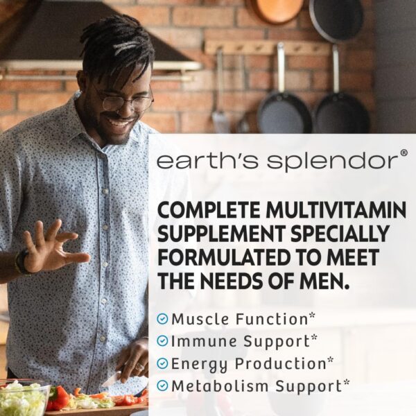 Version 1.0.0 Suplemento multivitamínico hombre apoyo metabolismo Earth’s Splendor