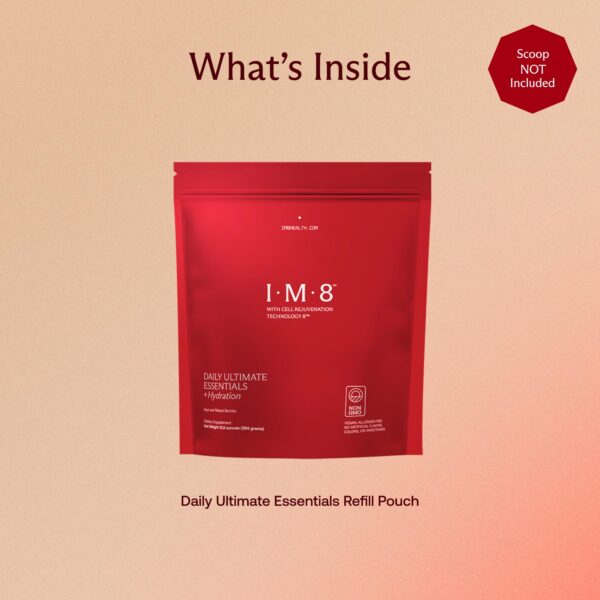 Version 1.0.0 suplemento multivitaminico im8 daily ultimate essentials polvo sin cuchara